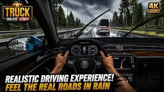 Ultra Realistic Car Driving Gameplay 😱 | Truck Simulator Ultimate