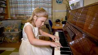 Ярослава Лемешкина, 6 лет. А.Я.Лепин, три пьесы из цикла фортепианных пьес 