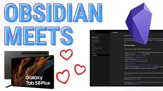Obsidian Meets The New Samsung Galaxy Tab S8+