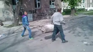 Редкие Кадры Польской Артиллерии в Действии