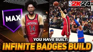 The MOST TOXIC ‘INFINITE BADGES’ Build To Make For NBA 2K24… BEST ALL AROUND SMALL FORWARD BUILD!