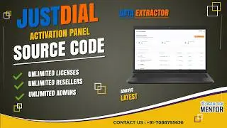 How to Use Justdial Data Extractor Admin Panel | Key Generator & License Management
