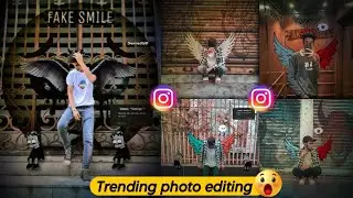 Aesthetic Fake smile photo editing✨️🔥|  picsart photo editing | Aesthetic video editing ✨️🔥