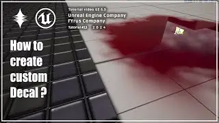Custom Decal Creation: Adding Textures in UE5 !
