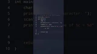 👨‍💻C Program to Print ASCII Value|