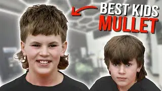 BEST Kids Mullet on Youtube 💯 Textured Crop Mullet Low Taper