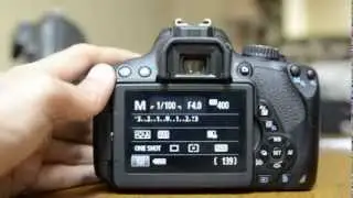Canon T4i Tutorial Canon 650D Set Up Guide