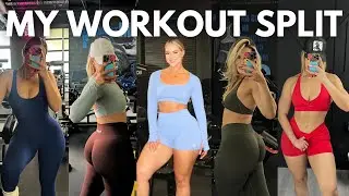 MY WEEKLY WORKOUT SPLIT ♡ // marissa dubois
