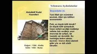 Abdullatif Kudsi Hazretleri | Yolumuzu Aydınlatanlar