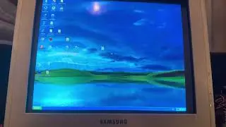 Небольшой обзор на Windows XP, на старом компе, в моем компьютерном музее