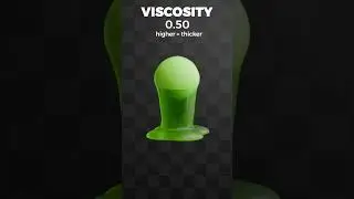 satisfying fluid simulation viscosity test from 0.00005 (water) to 2 