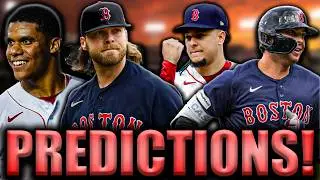 Way Too Early Red Sox 2025 OFFSEASON Predictions!! Red Sox TRADES, SIGNINGS and MORE!!