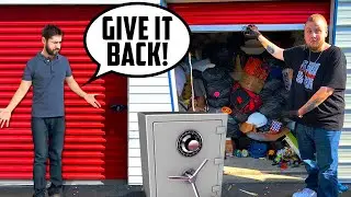 I Found a SAFE and He Was BEGGING For His Storage Unit Back!