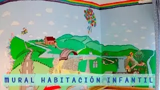 DECORAR UNA HABITACIÓN INFANTIL CON UN MURAL
