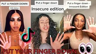 Put your finger down challenge - Tiktok compilation