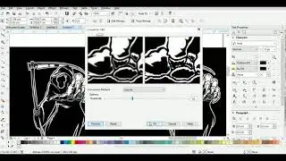 CorelDRAW X7 TUTORIAL #Memvektorkan Gambar/Mengubah Gambar Pecah jadi HD (Super Jernih) Hitam Putih