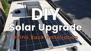 Factory Solar Upgrade NoBo Travel Trailer | Custom Rhino Rack Mount