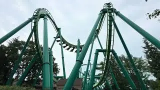 Cedar Point’s Raptor B&M inverted coaster and the original Cedar Point Von Roll Skyride!