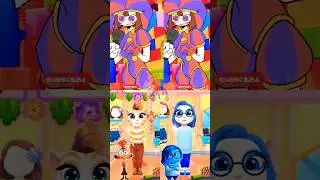SEGA Inside-Out Vs The Amazing Digital Circus #insideout2 #digitalcircus #mytalkingangela2 #gaming