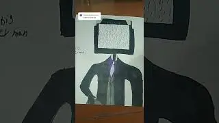 заказ@61367 #bigtvman #рисунок #краш #youtube #skibiditoilet #art