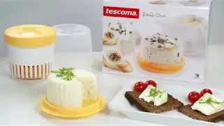 Vin et Cuisine fait son fromage frais maison avec Tescoma Kit à fromage frais