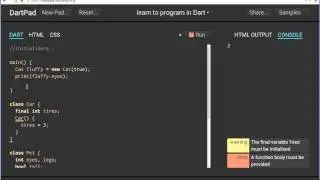 47 Learn to Program in Dart:  Initializers