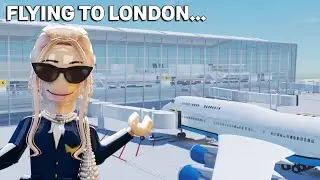 FLYING TO LONDON IN CABIN CREW SIMULATOR UPDATE *Ep22* | roblox