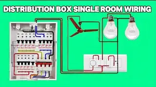 Distribution box single room wiring #electrical #housewiring #tools #electrican ‎@electrictrick358 