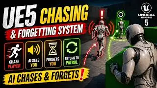 Unreal Engine 5 Enemy AI #3 – Chasing the Player & Forgetting System