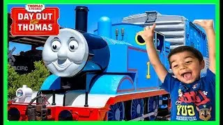 Joey visits Thomas the Tank Engine!! A Day out with Thomas and Friends!!