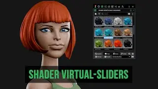 Shader Presets Virtual Sliders -  Maya - Zoo Tools Pro