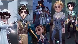 ALL UPCOMING SKINS gameplays (6) / Doctor, Coord, Prisoner, Violinist & Prospector / Identity V