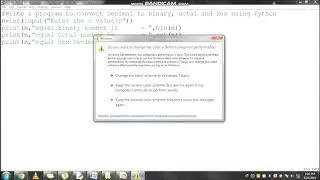 Write a program to convert Decimal to Binary, Octal and Hex Decimal using Python