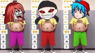FNF but  TikTok SquidGame Fat friday night #7