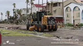 Port Aransas, TX Harvey Damage Clean Up Interview 8-26-2017
