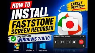 Install FastStone record support all windows 7/8/10 ( FastStone last version)