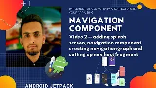 Navigation Component android jetpack 2020|adding navigation component nav graph | nav host fragment