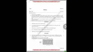 Class 11 biology question paper with solution ||   sample paper || set 1