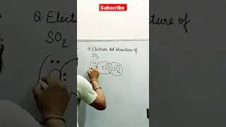 Lewis Dot Structure of SO2 / CBSE/ICSE / 10th Chemistry