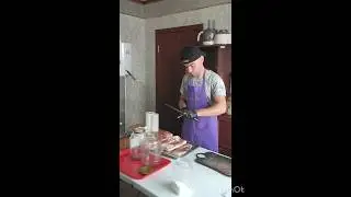 сало в банке, быстро, просто. #рекомендации #food #reels #еда #горячеекопчение #скумбрия #мясо