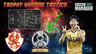 The Craziest Trophy Winning Tactics In Soccer Manager 2021... (Destroy Big Teams)