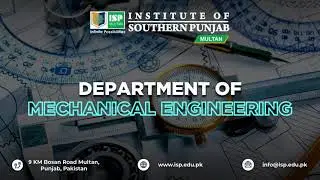 Mechanical Engineering | Admissions Fall 2021 | Best University in Multan