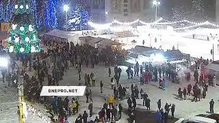 В Каменском фейерверк взорвался в толпе людей