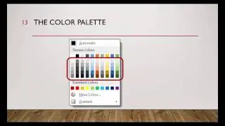 Word 2013 Color Palette