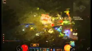 Diablo 3 Barbarian Paragon 58 MP7, act 1 exp/farm