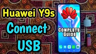 How To Connect USB With OTG To Huawei Y9s and Other Huawei Mobile Phones and Transfer Files