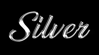 Silver Text Effect in Photoshop | Photoshop Text Effects By Ps Art