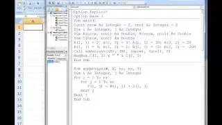 Excel VBA Topic 9.3 - Passing Arrays to Procedures