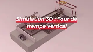 3D simulation vertical quenching furnace - SAT Thermique