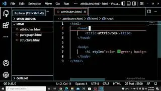 Episode 6 = introduction to attribute